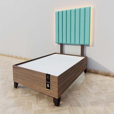 Dormitorio Enns + Cabecera Led Córdoba 2 plz - Jade y Catania