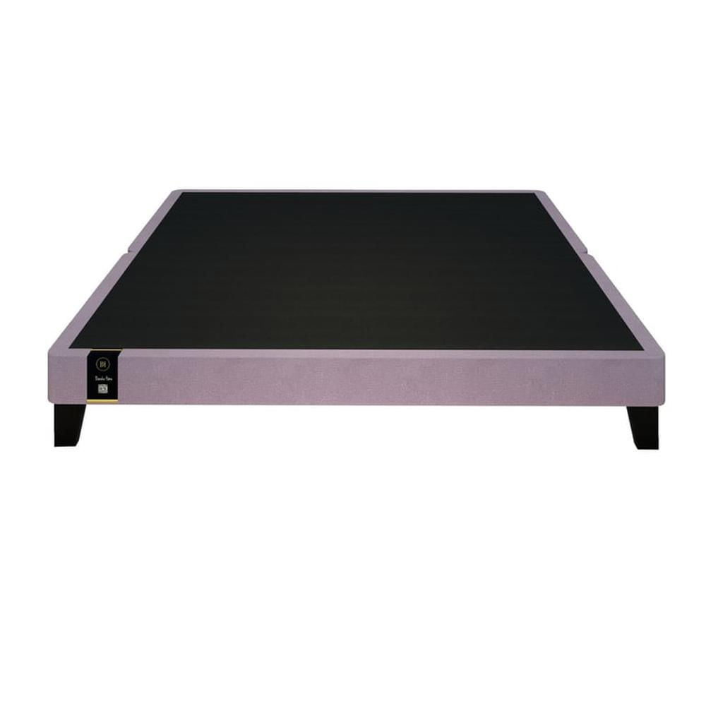 Base De Cama Europea Carintia King Americano 1.98 x 2.03 - Lila