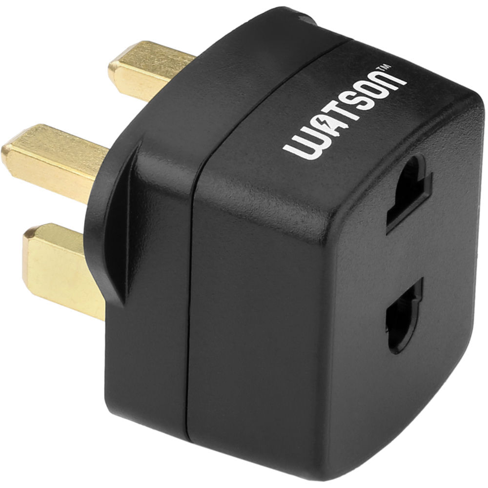 Adaptador de Enchufe de 2 Patas de EE. UU. a 3 Patas del Reino Unido - Watson