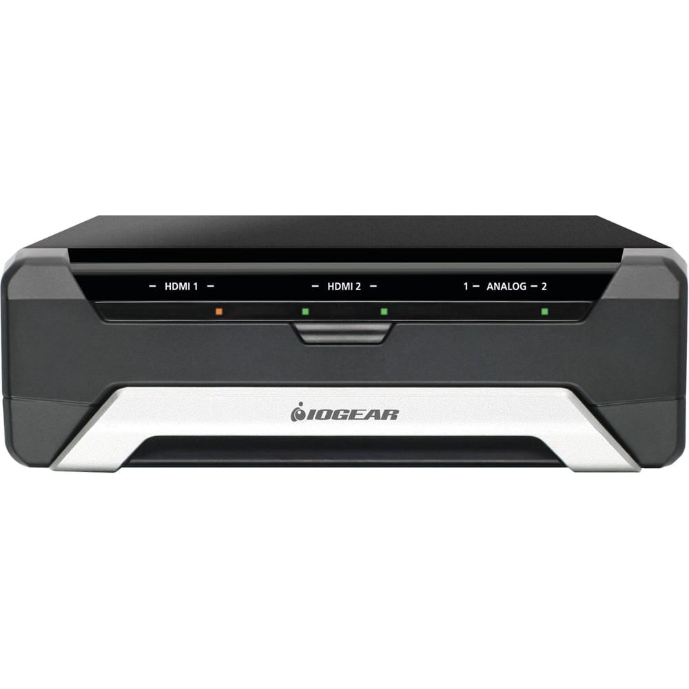 Adaptador de Captura de Video Doble IOGEAR UpStream Pro - Captura y Mezcla de Dos Videos 4K en 1080p