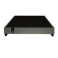 Base De Cama Luton King Americano 198 x 203 2Piezas - Gris Oscuro
