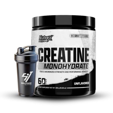 Creatina Monohidratada Nutrex Creatine 300 Gr + Shaker