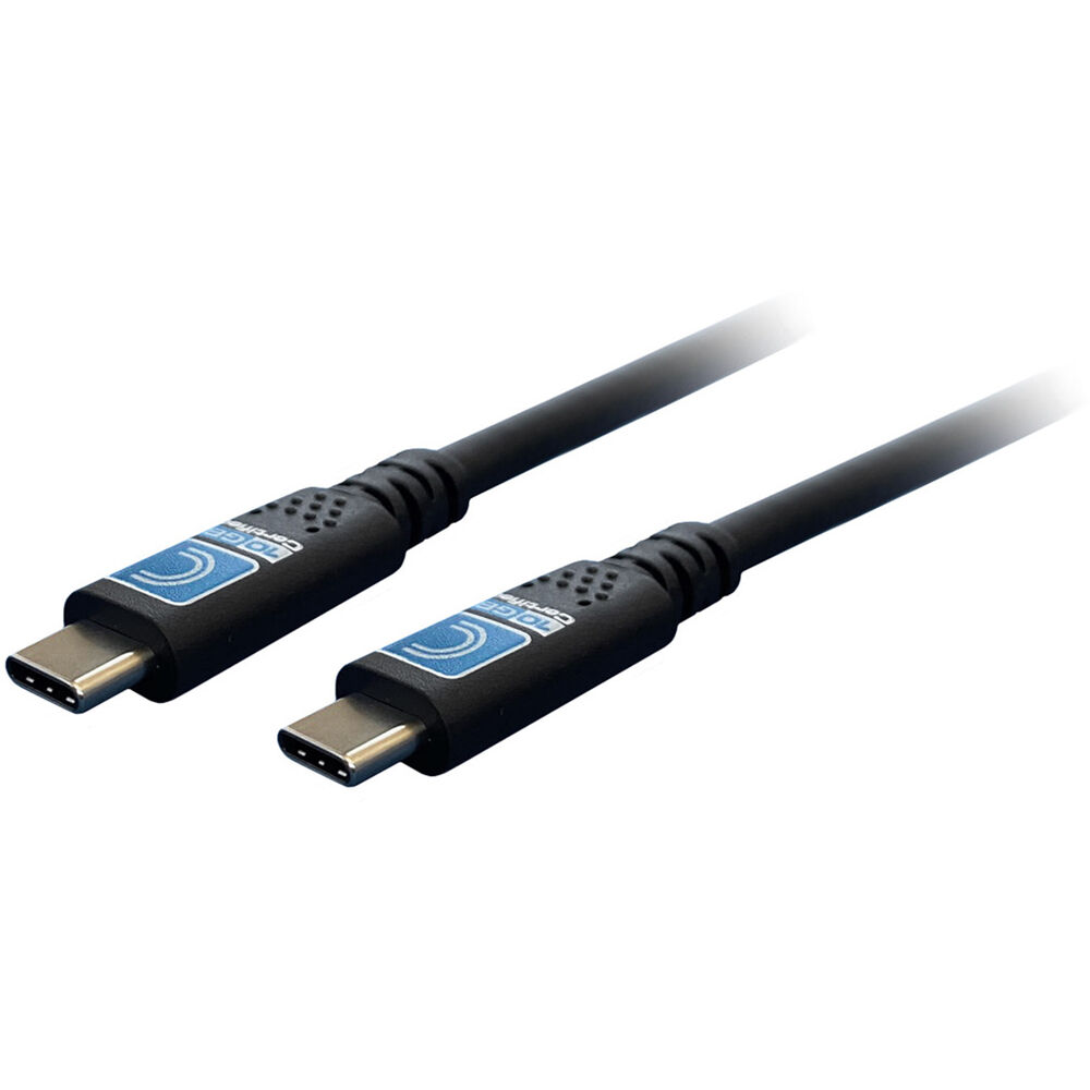 Cable USB-C 3.2 Gen 2 Masculino de 10' - Conexión para Smartphones, Laptops y Más, Velocidades de Tr