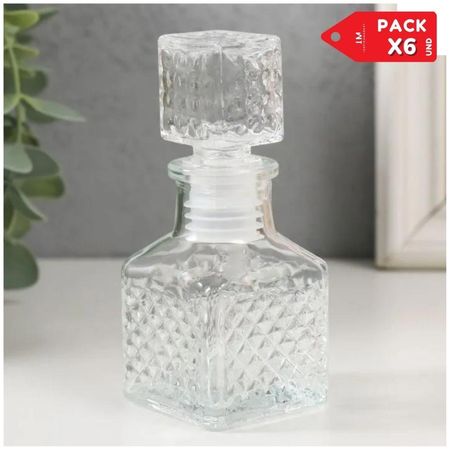 Frasco de Aceite Vinagre Especias Whisky Elsa de Vidrio 150ml Pack x6