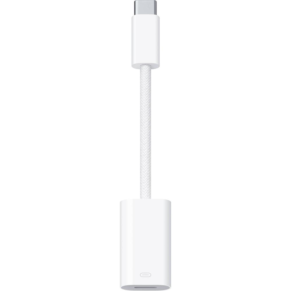 Adaptador Apple USB-C a Lightning con Conector Masculino USB-C y Puerto Femenino Lightning