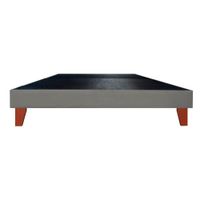 Base de Cama Luton Slim 1.5 Plz - Gris Oscuro