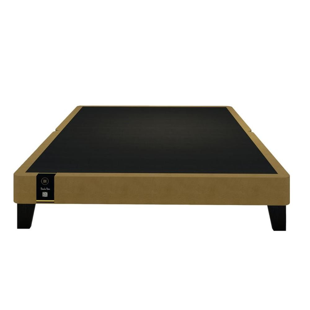 Base De Cama Europeo Carintia Queen Europeo 1.60 x 2.00 -Beige Oscuro