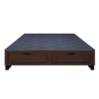 Base de Cama Kolpa 2 Cajones Frontales 1.5 Plz - Chocolate