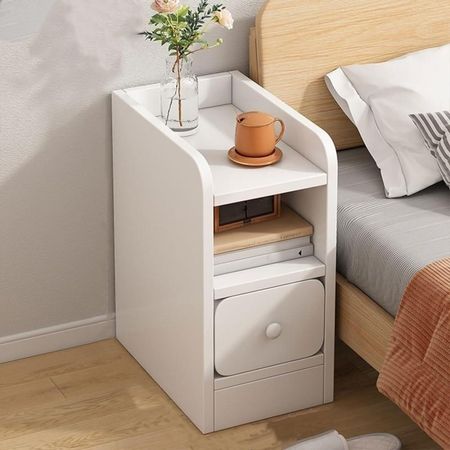 Mesa De Noche Moderla Minimalista Para Dormitorio Velador Gabinete VEL10044