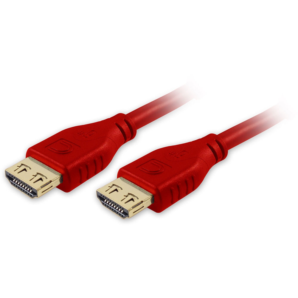 Cable HDMI de Alta Velocidad Comprehensive MicroFlex Pro AV/IT con Ethernet (Rojo, 12') - Soporta Re