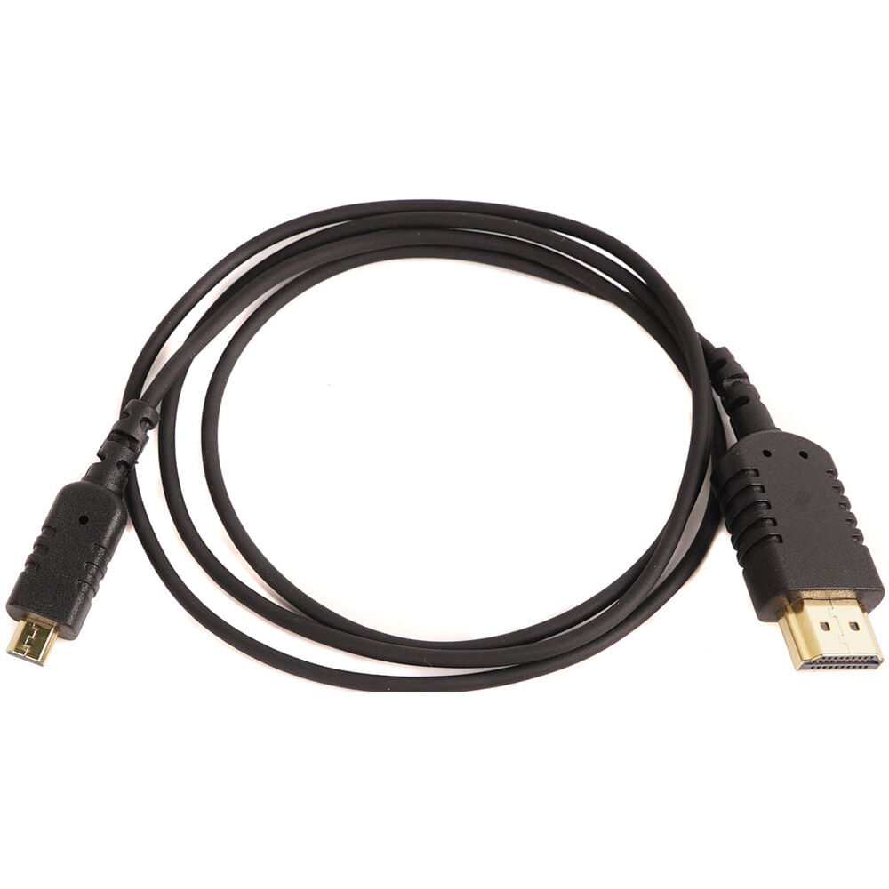 CAME-TV Cable Ultra Delgado Micro-HDMI a HDMI (3') - Soporta HDMI 1.4, Conectores Baño de Oro de 24k