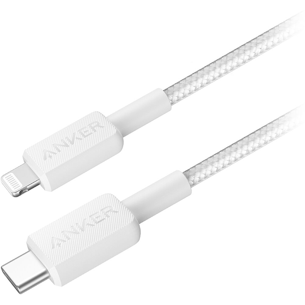 Cable ANKER Bio-Braided USB-C a Lightning (3 pies) - Carga Rápida y Transferencia de Datos