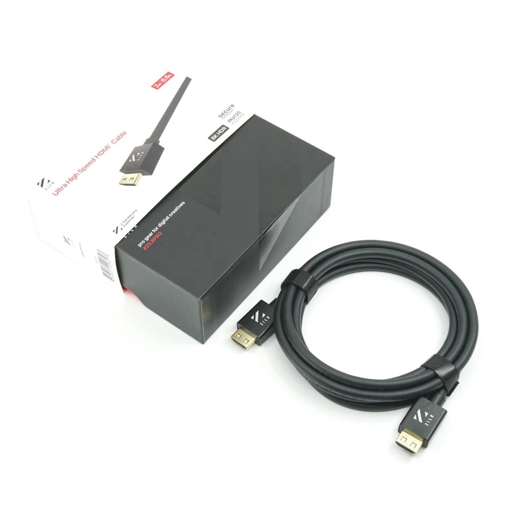 Cable HDMI ZILR Ultra Alta Velocidad con Ethernet (6.6') - Soporta 8K UHD @ 60 Hz
