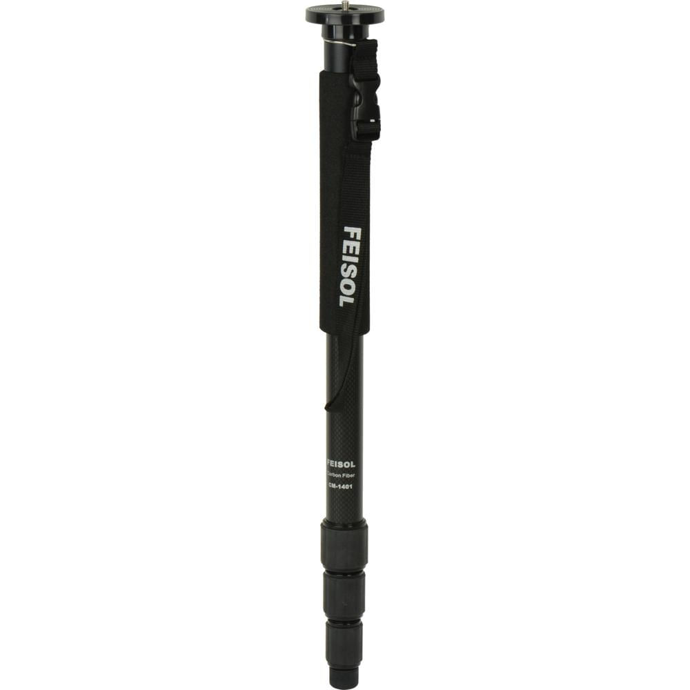 FEISOL CM-1401 Monopod Rápido de Fibra de Carbono con Tecnología Anti-Rotación, Altura Máxima de 5.5