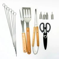 Set de Utensilios Parrilleros de 15 Piezas con Estuche – 10390073