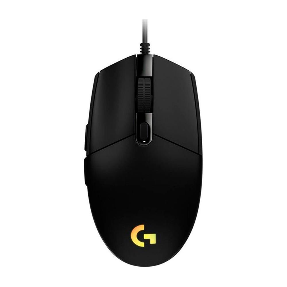 MOUSE GAMING LOGITECH G203 LIGHTSYNC RGB 8000DPI, USB 1.000HZ (1 MS), NEGRO - P/N: 910-005790