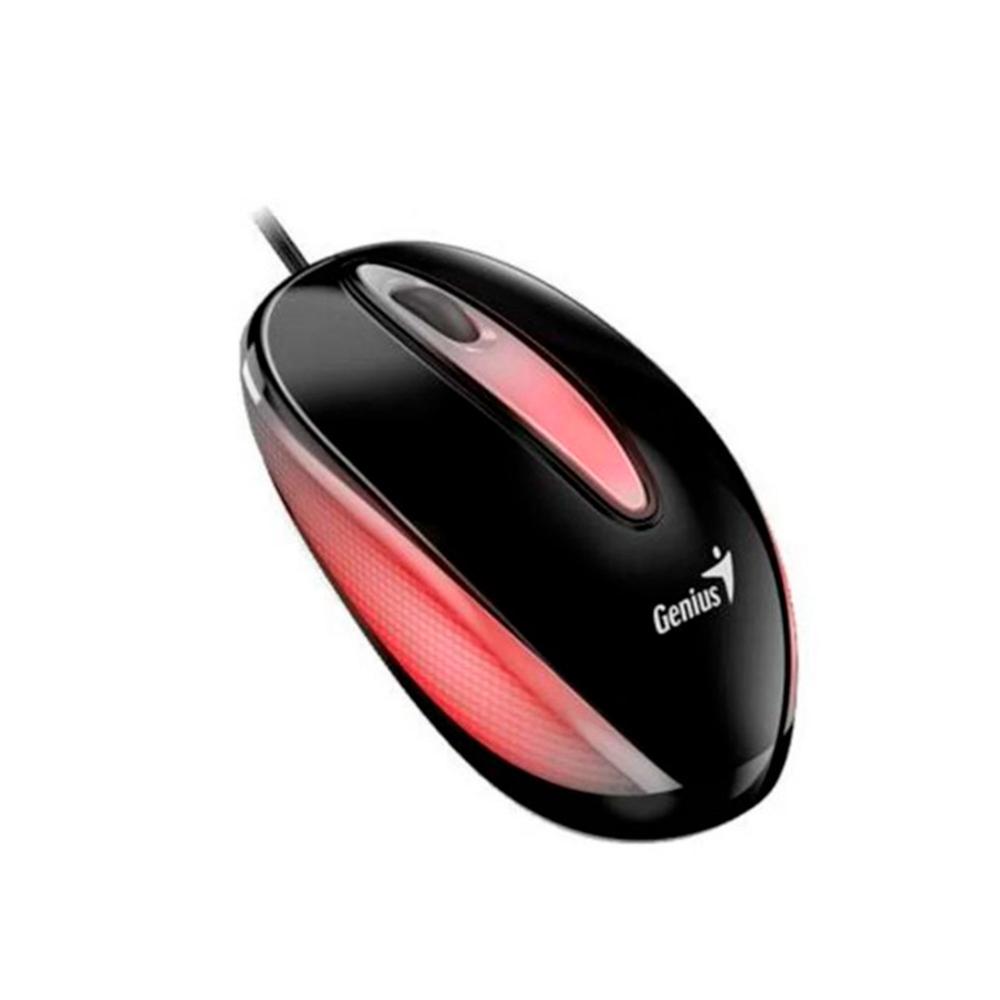 MOUSE GENIUS DX-MINI USB BLUEEYE RGB, 100 DPI, COLOR NEGRO P/N: 31010025400