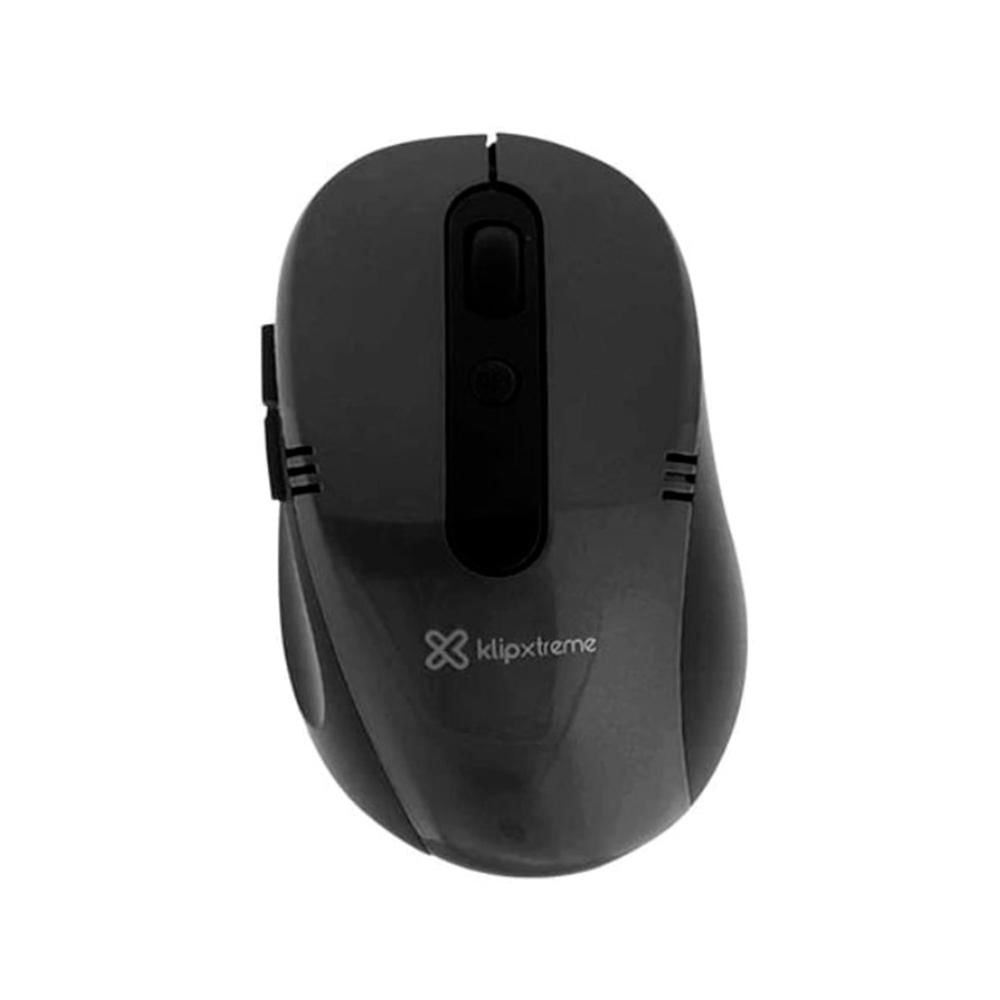 MOUSE ERGONOMICO INALAMBRICO KLIP XTREME KMW-330BK 6-BUTTON OPTICO 1600DPI NEGRO P/N: KMW-330BK