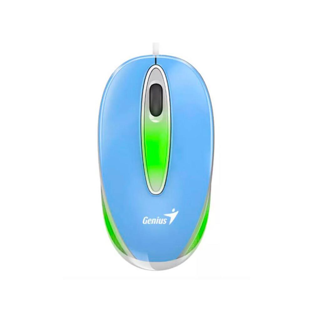MOUSE GENIUS DX-MINI USB BLUEEYE RGB 3BTN 1000 DPI USB COLOR AZUL  P/N: 31010025402