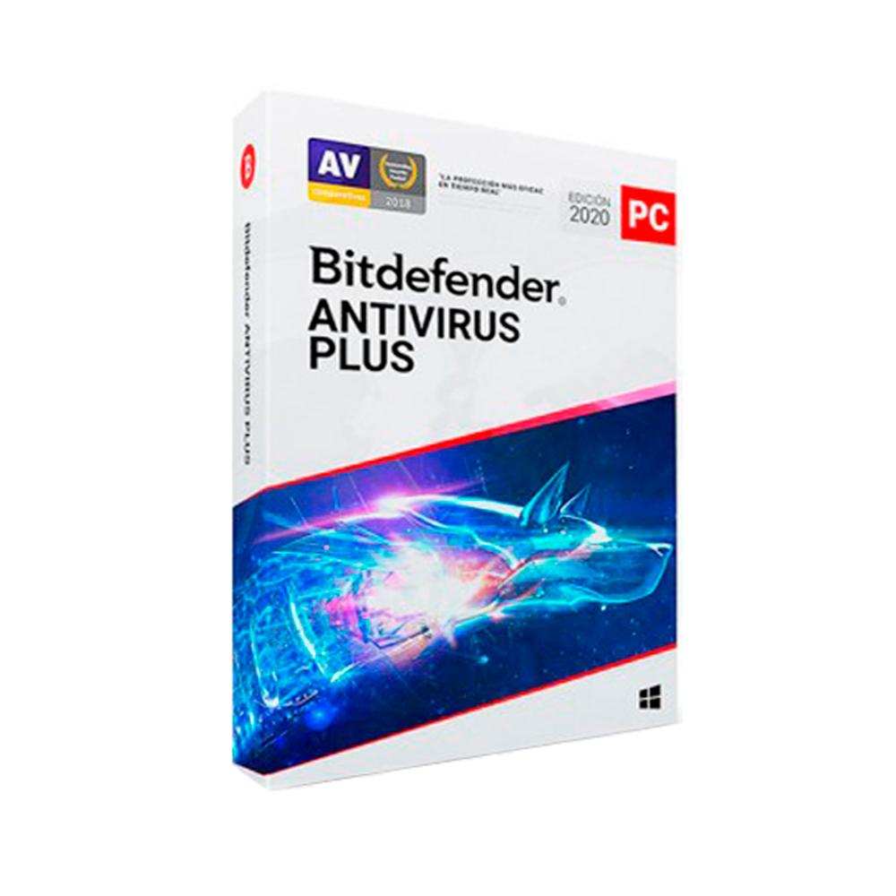 ANTIVIRUS BITDEFENDER PLUS, PROTECCIÓN PARA 1 PC, LICENCIA POR 15 MESES + 1 ANDROID P/N: B11010053