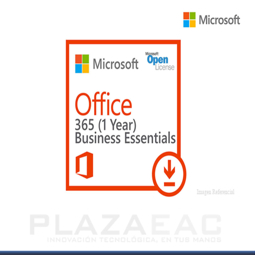 LICENCIA MICROSOFT CSP ANUAL OFFICE 365 BUSINESS - P/N: ZZ009MSC01