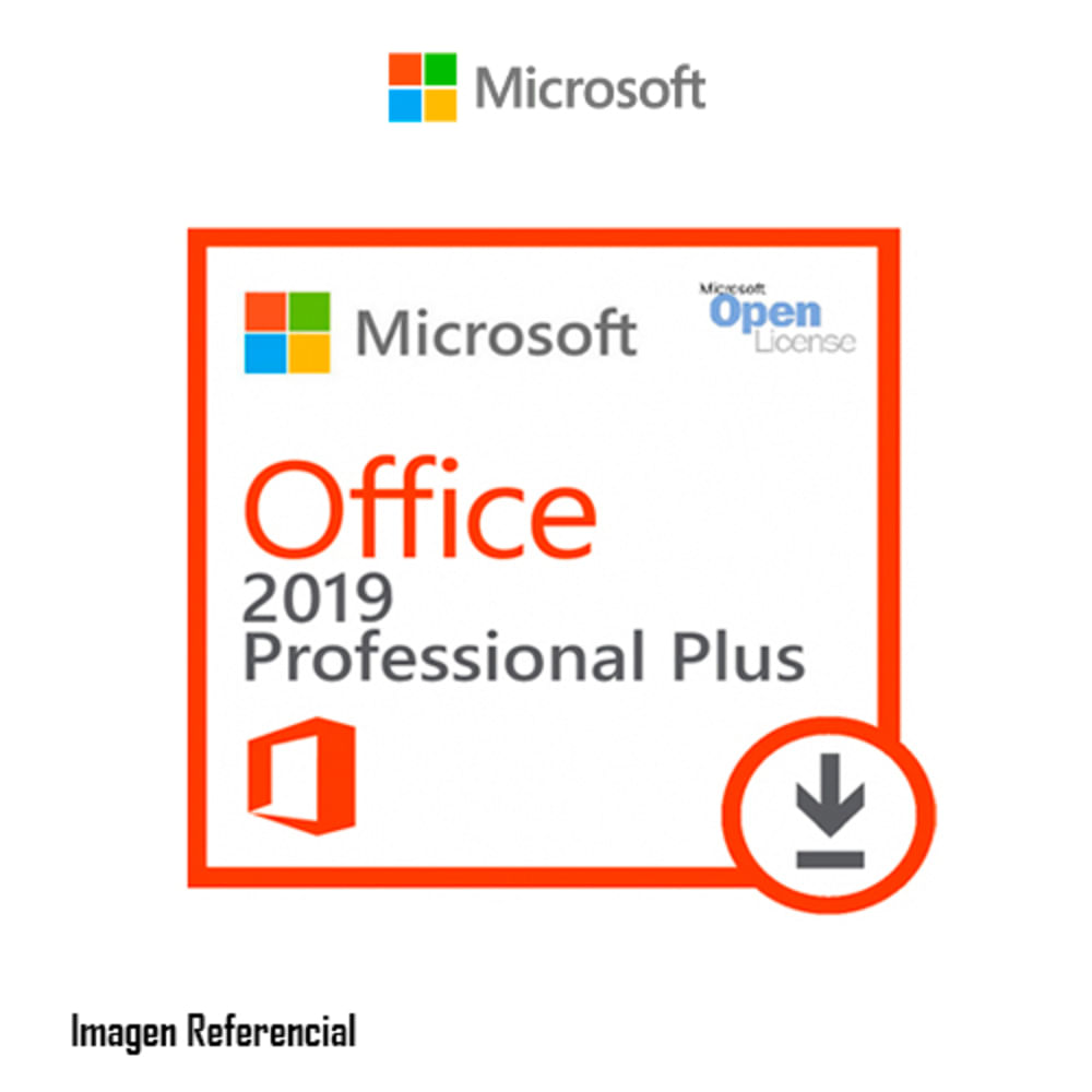 LICENCIA MICROSOFT OFFICE PROFESSIONAL 2019 ESD TODOS LOS IDIOMAS - P/N: 269-17067