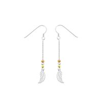Aretes Alas de angel Plata 925