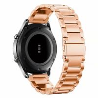 Correa de eslabones acero inox para smartwatch 20mm oro rosa