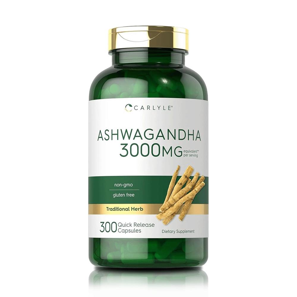 Ashwagandha 3000mg (300 Cápsulas) – Carlyle