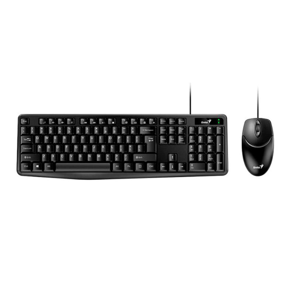 KIT TECLADO Y MOUSE GENIUS KM-170 USB, NEGRO - P/N: 31330006402