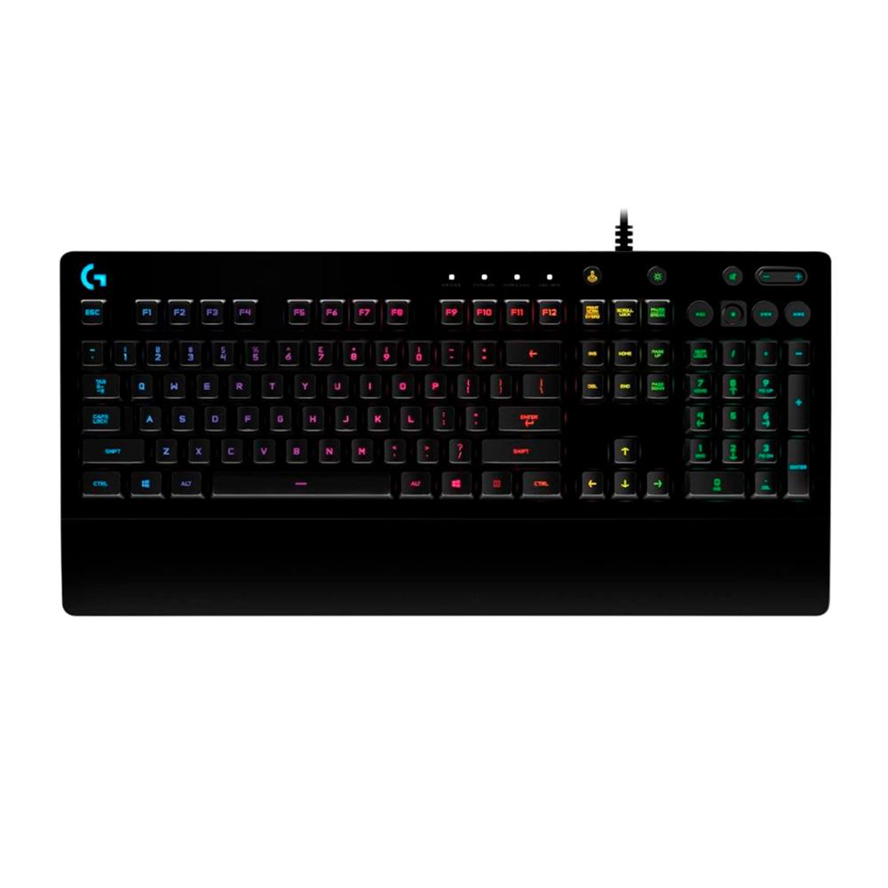 TECLADO GAMING LOGITECH G213 PRODIGY, RGB, USB, NEGRO - P/N: 920-008084
