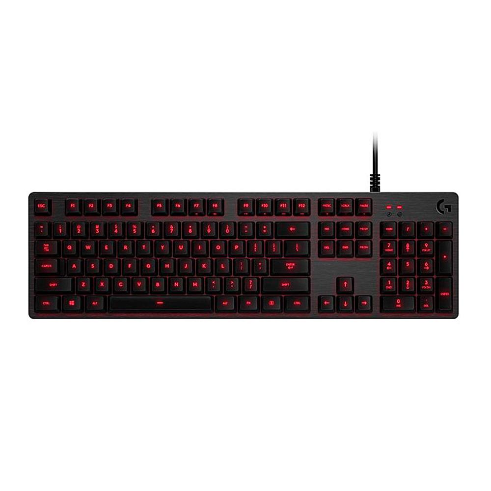 TECLADO MECANICO GAMING LOGITECH G413 CARBON, USB, LEDS ROJO - P/N: 920-008300