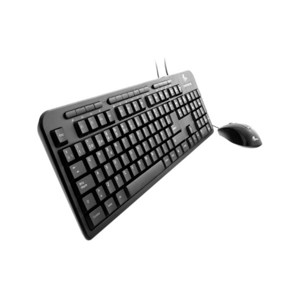 KIT TECLADO Y MOUSE XTECH XTK301S USB TECLAS MULTIMEDIA, MOUSE 1000 DPI COLOR NEGRO P/N: XTK-301S