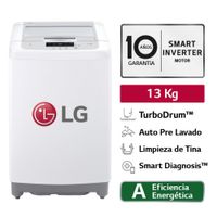 Lavadora LG Carga Superior 13 Kg WT13WPBK Blanco