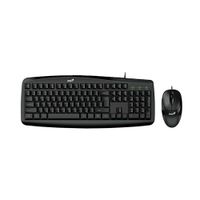 KIT TECLADO Y MOUSE GENIUS SMART KM-200 USB TECLAS MULTIMEDIA 800 DPI COLOR NEGRO P/N: 31330003401