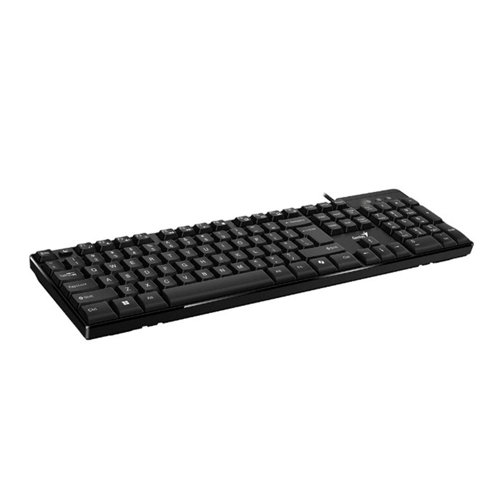 TECLADO GENIUS KB-100X USB SP, COLOR NEGRO P/N: 31310049401