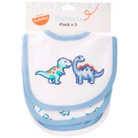 Babero Jersey X3 Dinosaurios BABY EUREKA