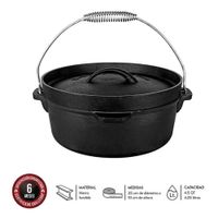 Olla Holandesa de Hierro Fundido 4.5QT