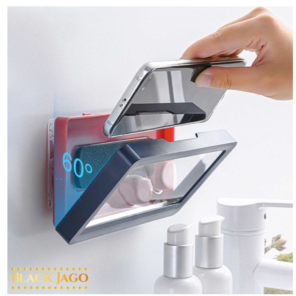 Case Impermeable Tactil de Ducha para Celular Giro Rotación Negro