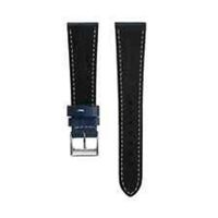 Correa silicona cosida para smartwatch 22mm negro