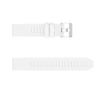 Correa de silicona labrada para watch 42-44-45-49 mm blanco