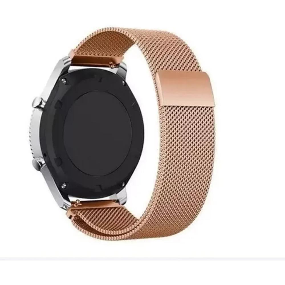 Correa milanese imantada para smartwatch 20mm oro rosa