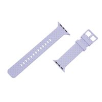 Correa silicona labrada para watch 38-40-41-42 mm serie 10 lila