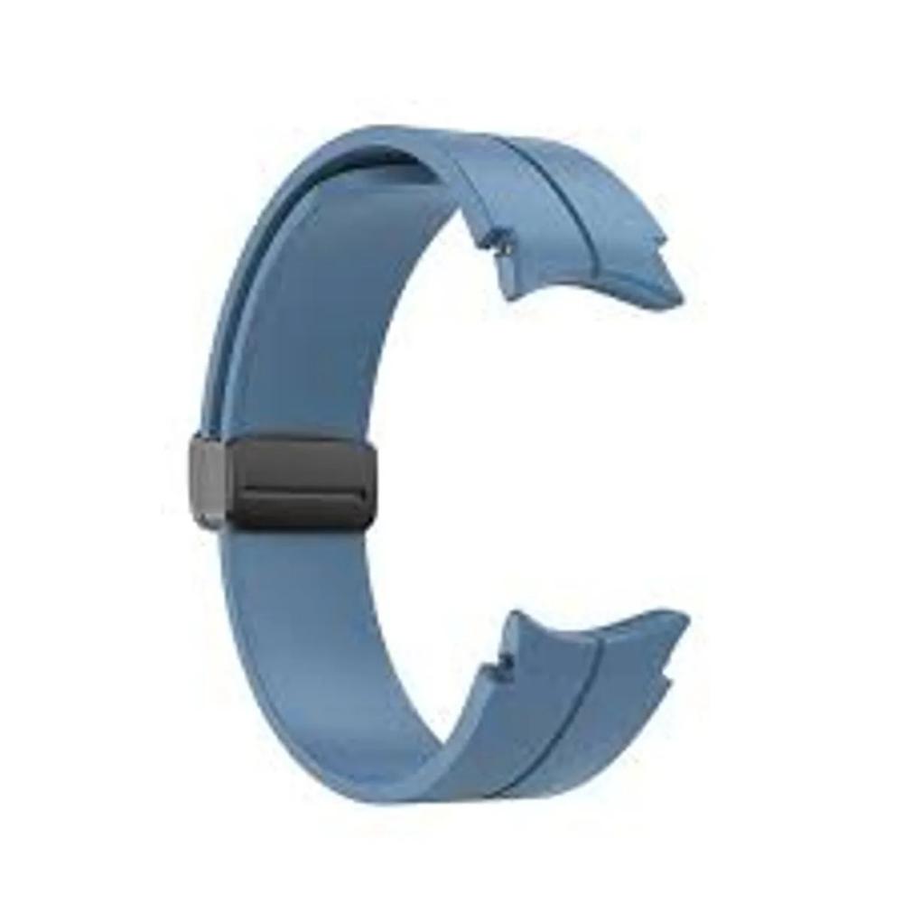 Correa silicona imantada para samsung watch 5 pro (20mm) azul