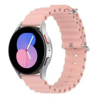 Correa silicona corrugada watch 4-5 (20mm) rosado