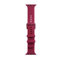 Correa silicona labrada para watch 38-40-41-42 mm serie 10 vino