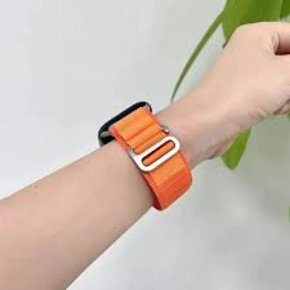 Correa watch 42-44-45-49mm alpine loop nylon hebilla naranja