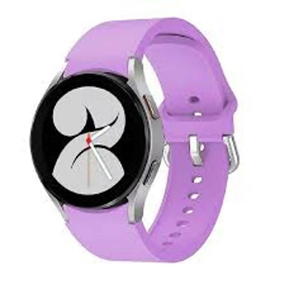 Correa silicona deportiva para samsung watch 4-5-5 pro-6 morado