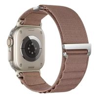Correa watch 42-44-45-49mm alpine loop nylon hebilla marron