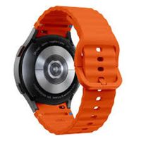 Correa silicona corrugada watch 4-5 (20mm) naranja
